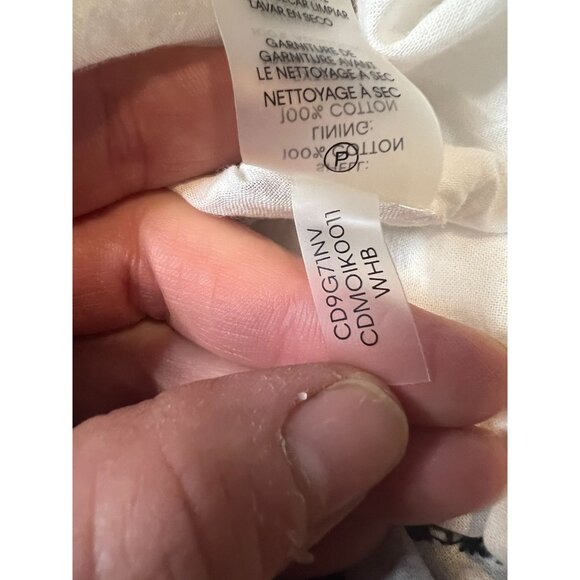 Calvin Klein Womens‎ Cotton Dress Size 4 Black & White Classic design Nautical - Picture 3 of 9